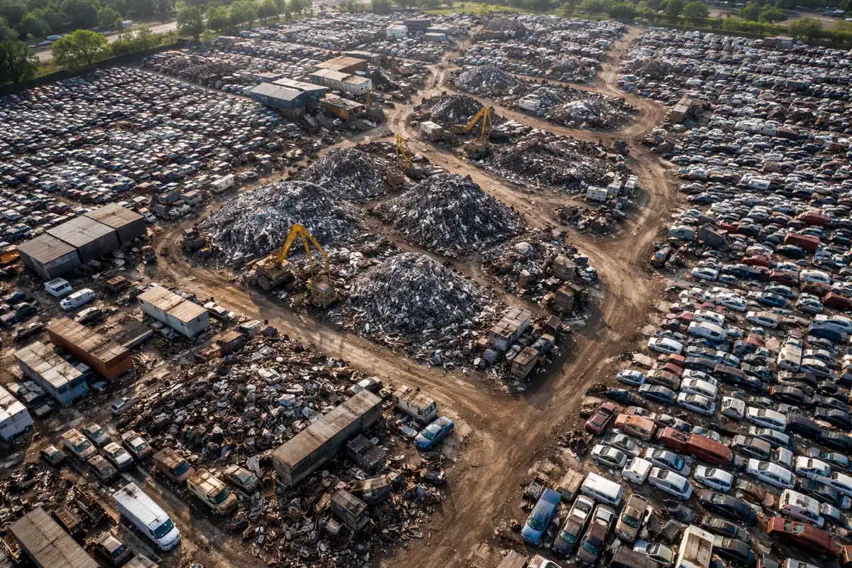 Schrottplatz Recycling